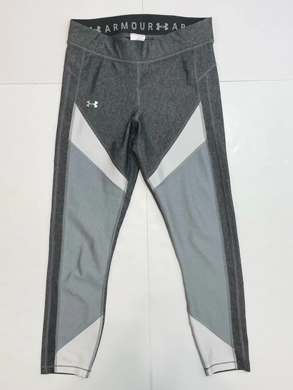 Under Armour Women's HeatGear Color Blocked Compression Fit Leggings Size M
